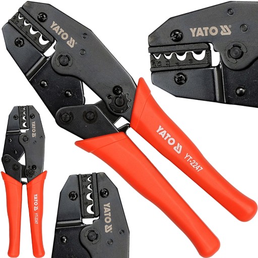 Плоскогубці для затиску.конектори 1,5-10 мм YT-2247