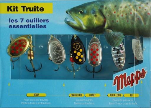 Kit Truite 7 cuillers Mepps