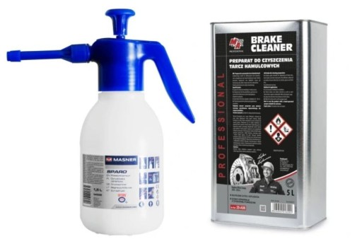 ОЧИСТИТЕЛЬ ТОРМОЗА 5л 20-A06 + ПРОФЕССИОНАЛЬНЫЙ РАСПЫЛИТЕЛЬ MASNER 1,5Л W692