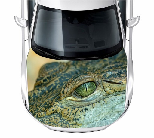 Наклейка на маску крокодил 150X115 см пленка 3М