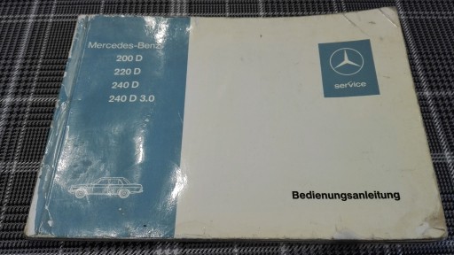 Mercedes W115 дизель 115d руководство книга 1974