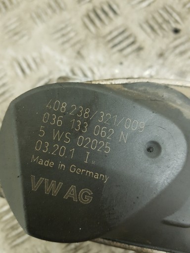 Valvola a farfalla VOLKSWAGEN POLO 4 1.2 B 036133062N