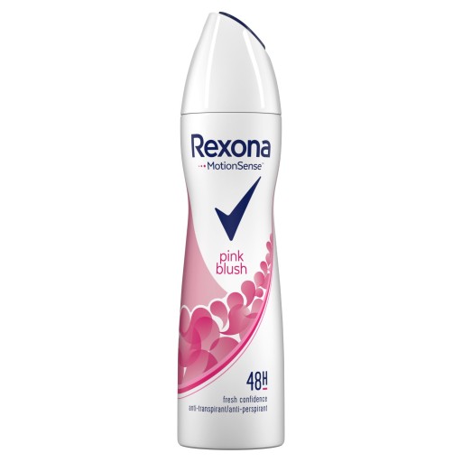 rexona pink blush antyperspirant w sprayu 150 ml   