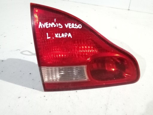 Toyota Avensis Verso light left rear part to the bonnet