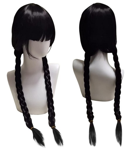 КОСПЛЕЙ WIG HAIR WEDNESDAY ADDAMS