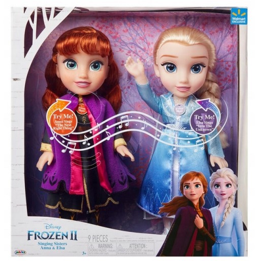 Disney Princess ANNA a ELSA 35cm Spievajúce 2ks ANGLICKY FROZEN