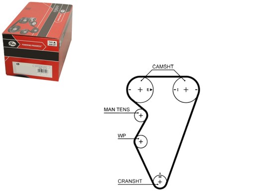 5416XS - Ремень ГРМ 70264x26 HSN