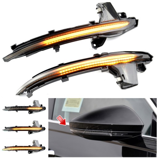 PL821901 - Светодиодные поворотники DYNAMIC BLACK A6 C8 A7 4K A8 D5