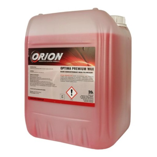 ORION Optima Premium Wax 20л Полімерний гідровіск, пінний віск для мийки