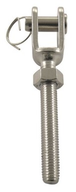 Правый вилочный наконечник 8386 INOX A4 M16