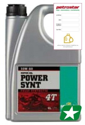 MOTOREX POWER SYNT 10W60 4T 4л