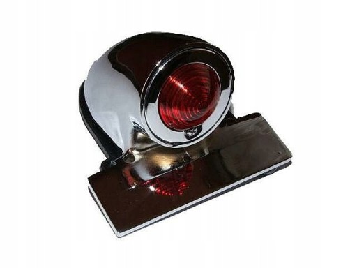 MOTOLP-001 - ЗАДНІЙ ЛІХТАР ЗАДНІЙ УНІВЕРСАЛЬНИЙ КОРПУС ХРОМ МЕТАЛ