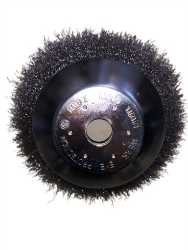 ЩЕТКА ИЗ СТАЛЬНОЙ ПРОВОЛОКИ ДЛЯ УГЛОВОЙ ШЛИФОВАЛЬНОЙ МАШИНЫ