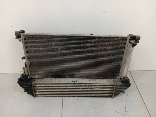chladič vody intercooler KOMPLET ventilátor 1.4 T 51887954 Fiat Tipo II