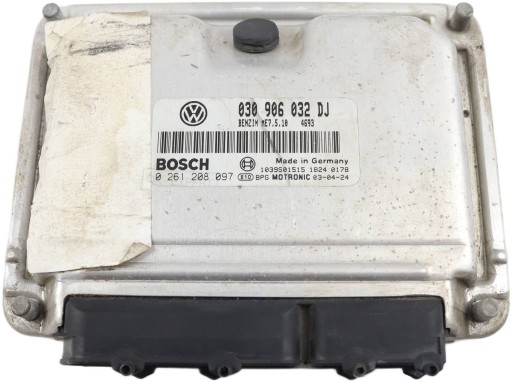 SEAT AROSA VW LUPO module control unit of the engine 1.0 030906032DJ 0261208097