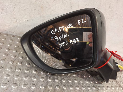 mirror exterior left 9 PIN RENAULT CAPTUR and LIFT 16