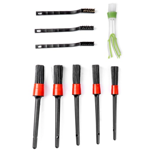 НАБОР ДЛЯ ЧИСТКИ АВТОМОБИЛЯ 9 ЭЛЕМЕНТОВ ЩЕТКИ AMiO ЩЕТКИ