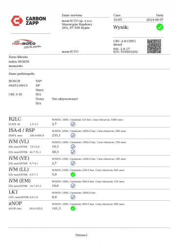 Einspritzdüse Einspritzdüse Pumpe-Düse-Einheit TEST 9X2Q-9K546-DB CITROEN C5 II X7 III 3.0 HDI 240 KM