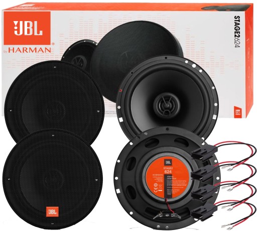 JBL 624 ДИНАМКИ PEUGEOT 407 CITROEN C4 C5 GRAND PICASSO ПЕРЕДНІ + ЗАДНІ ЗМЕНШЕННЯ