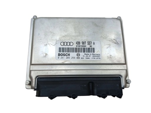computer control unit of the engine AUDI A6 C5 1.8 T 150KM 4B0907557A 0261204256