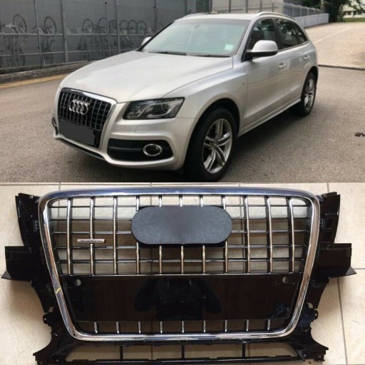 Решітка радіатора Audi Q5 2008-2011 SQ5 Дизайн Chrome