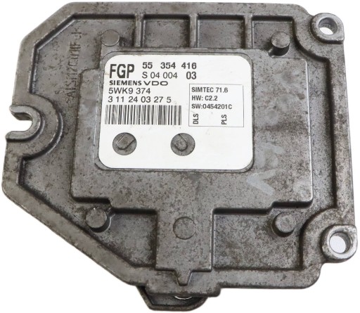 OPEL VECTRA C Ordinateur Unité de contrôle Moteur ECU 1.8 16V 55354416