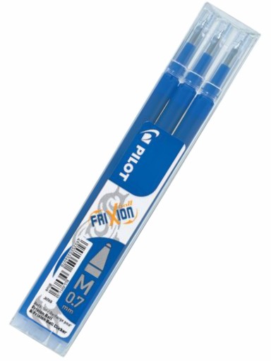 Насадки для ручок Pilot Frixion 0.7 сині 3 шт