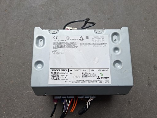 modul RADIO Navigation 32247181AA P32247181AA VOLVO S90 II V90