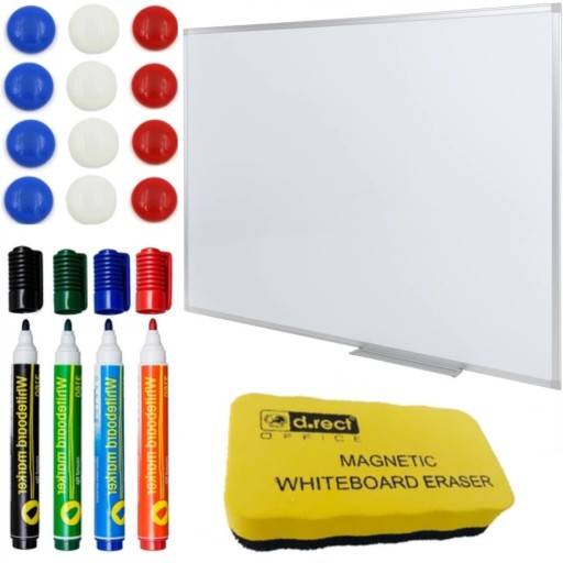 ДОШКА МАГНІТНА СТИРАЮЧА БІЛА 90х60см