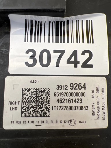 light right Opel Crossland X 16- Full Led 39129264