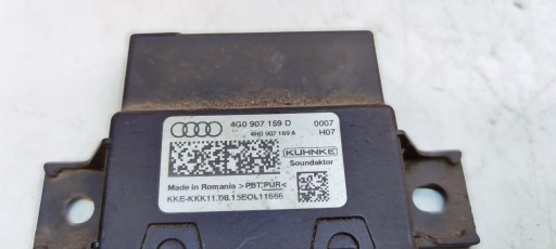 Bedienteil DZWIEKU DES MOTORS AUDI A6 C7 A7 4G0907159D