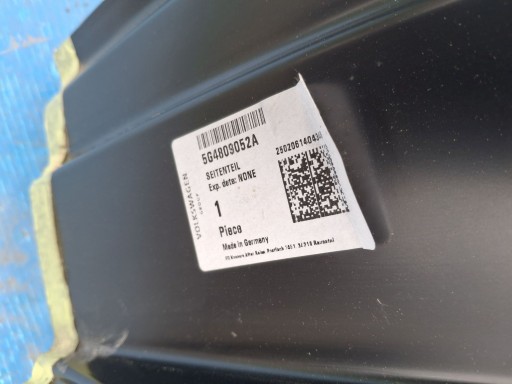 fender right rear VW GOLF VII HB 2012R->