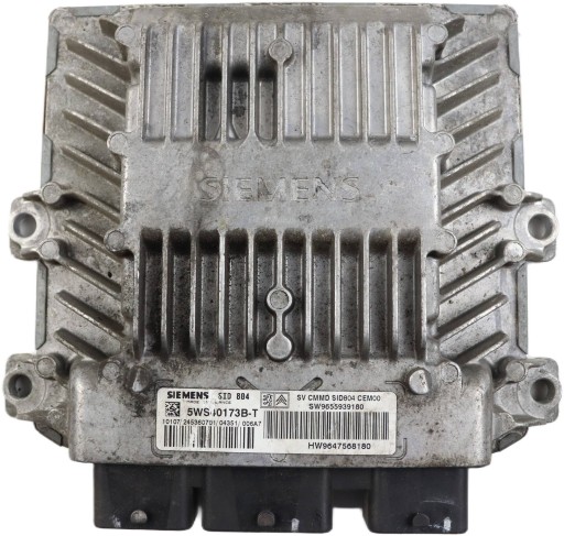 CITROEN C3 and computer control unit of the engine 1.4 HDI 9655939180 9647568180