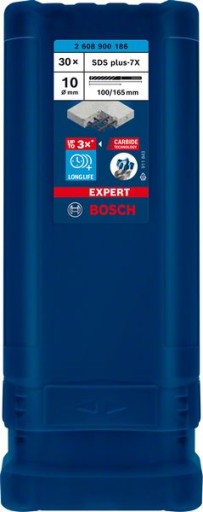 Сверло ударное BOSCH EXPERT SDS plus-7X 10x100x165 30шт.