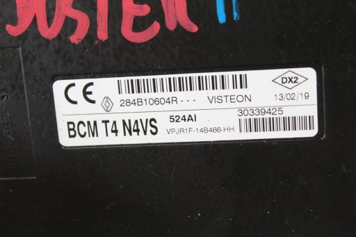 Bedienteil DACIA DUSTER II 2 284B10604R