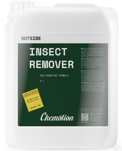 CHEMOTION INSECT REMOVER FLUID ДЛЯ ВИДАЛЕННЯ КОМАХ З АВТОМОБІЛЯ 5л