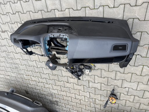 FIAT DOBLO II dashboard console airbag airbags tension belts original dismantling