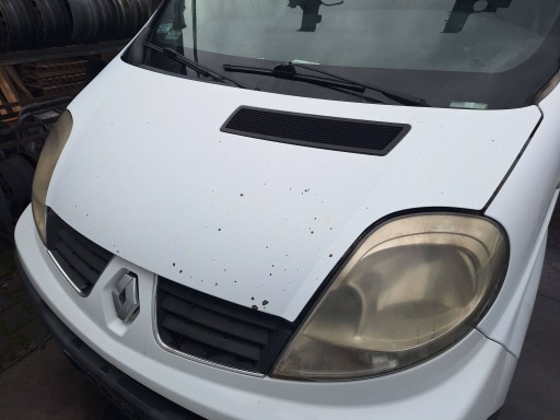 RENAULT TRAFIC II 2 OPEL VIVARO A PRIMASTAR X83 BIALA bonnet 2001-2014 OD31