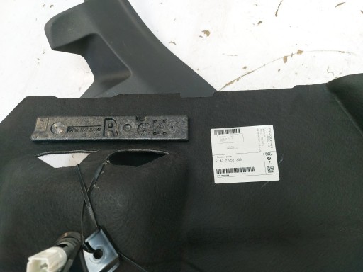 BMW U06 200i side upholstery boot rear part right 7952308