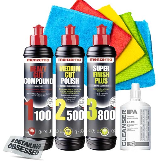 MENZERNA набор из 3 лаков для полировки лака коррекция