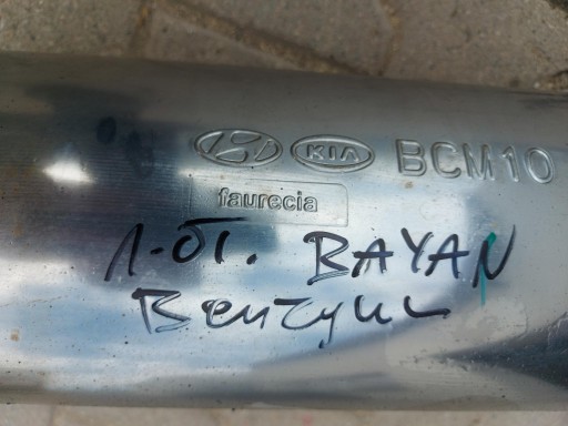 Hyundai Bayon 2023 pipe tlumik koncowy exhaust pipe 1.0t