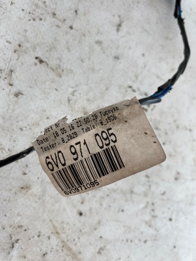 SKODA FABIA III 6V 14- cablaggio cablaggio PDC Paraurti Anteriore 6V0971095
