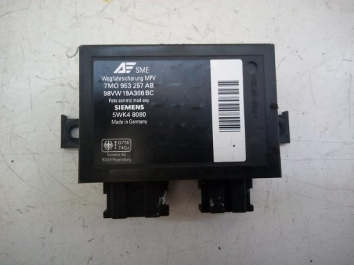 МОДУЛЬ ИММОБИЛАЙЗЕРА FORD GALAXY MK1 7M0953257AB