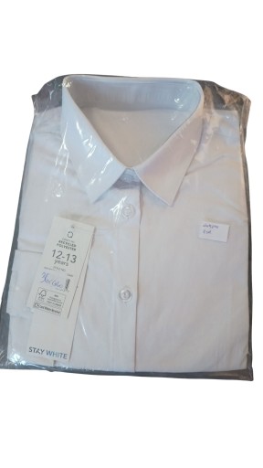 Дитяча сорочка George розмір 152 довгий рукав біла