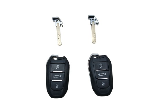 2X key PILOT lock cylinder PEUGEOT 508 II (2018-2023) 98105588ZD
