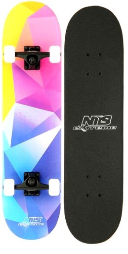 Класичний дерев'яний скейтборд NILS для дітей