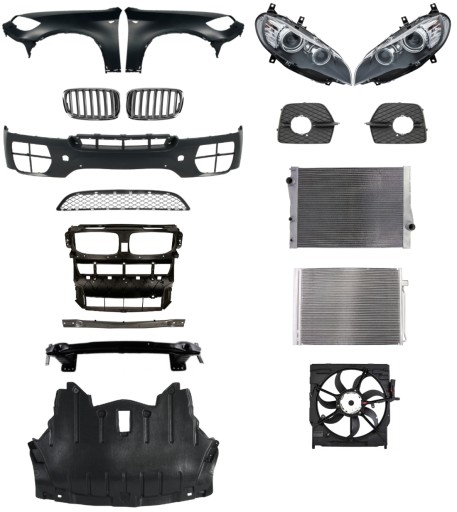 30 - BMW X6 E71 07-14 Лампа на бампере