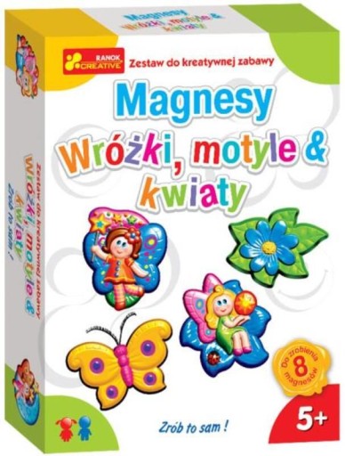 Magnesy. Wróżki motyle i kwiaty. Zestaw do kreatywnej zabawy