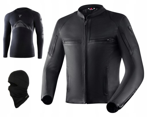 МОТОЦИКЛОВАЯ КОЖАНАЯ КУРТКА Rebelhorn Runner L