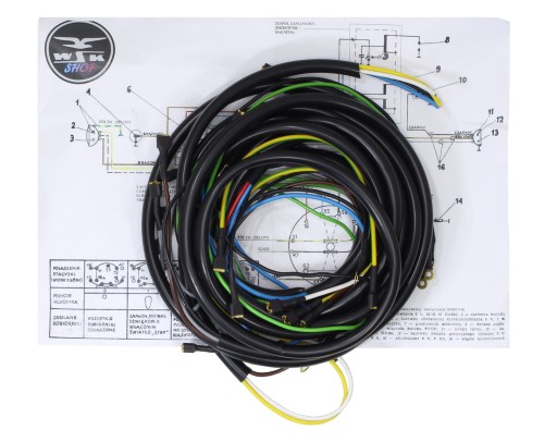 ROY23901 - ЭЛЕКТРОПРОВОДКА WSK M06B3 125 
